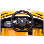Elektrické autíčko Lamborghini Aventador - nelakované - žlté